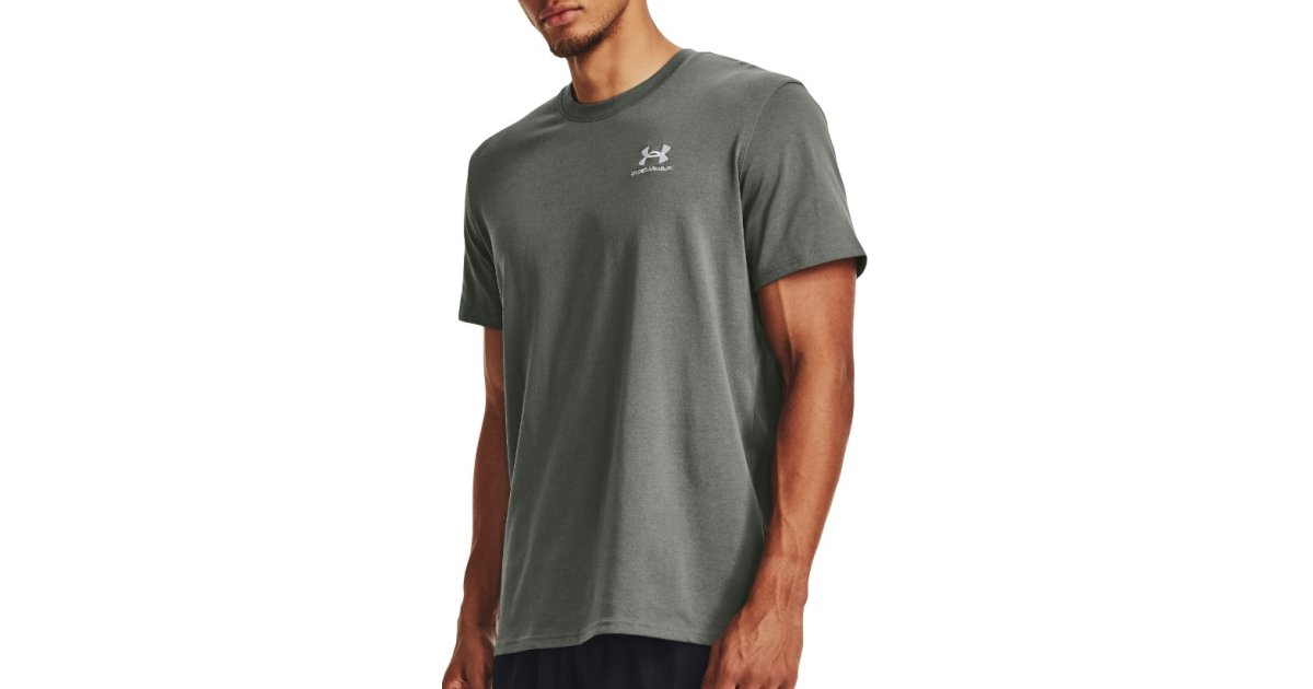 Tričko Under Armour UA Logo EMB Heavyweight Šedá | 1373997-182, 1
