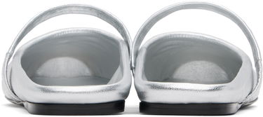 Oblečenie Marni Marni Leather Little Bow Sabot Slippers Metalická | SBMS010400 PR695, 1