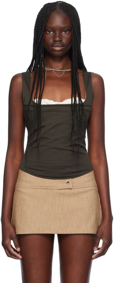 Tielko Miaou Miaou Bobby Corset Top Zelené | 7080SPSCED, 0