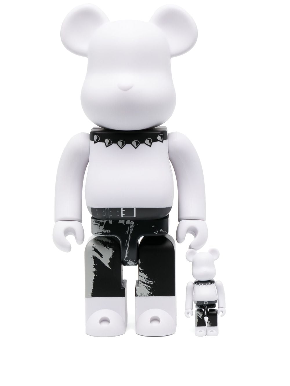 Zberateľské Medicom Toy Bearbrick x Andy Warhol x The Rolling Stones (Sticky Fingers) 100% & 400% Set - White Biela | BBROLLINGSTONESSF19381694, 0