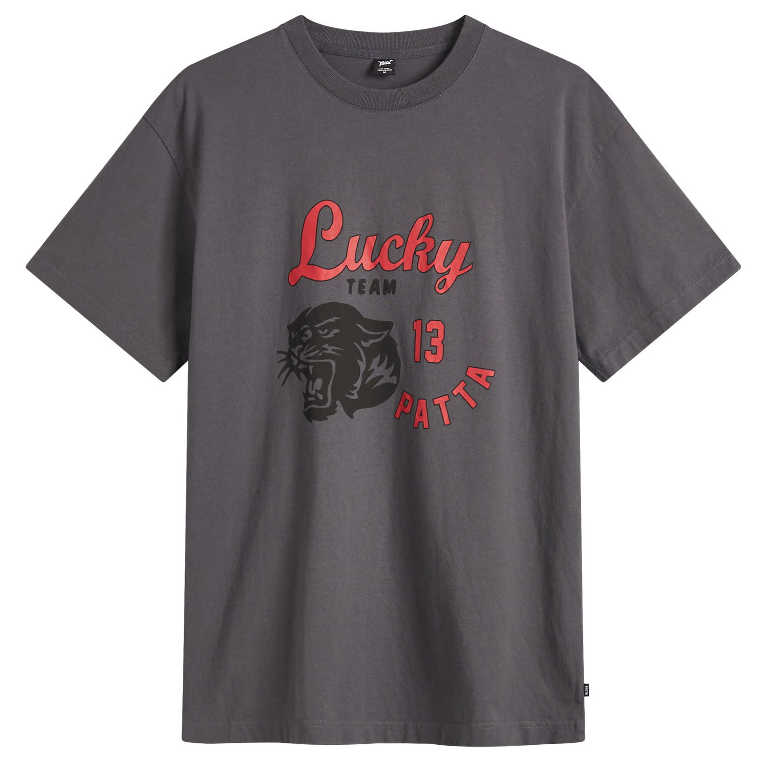 Tričko Patta Patta Lucky Team Graphic T-Shirt Šedá | POC-SS25-1000-290-0062-180, 0