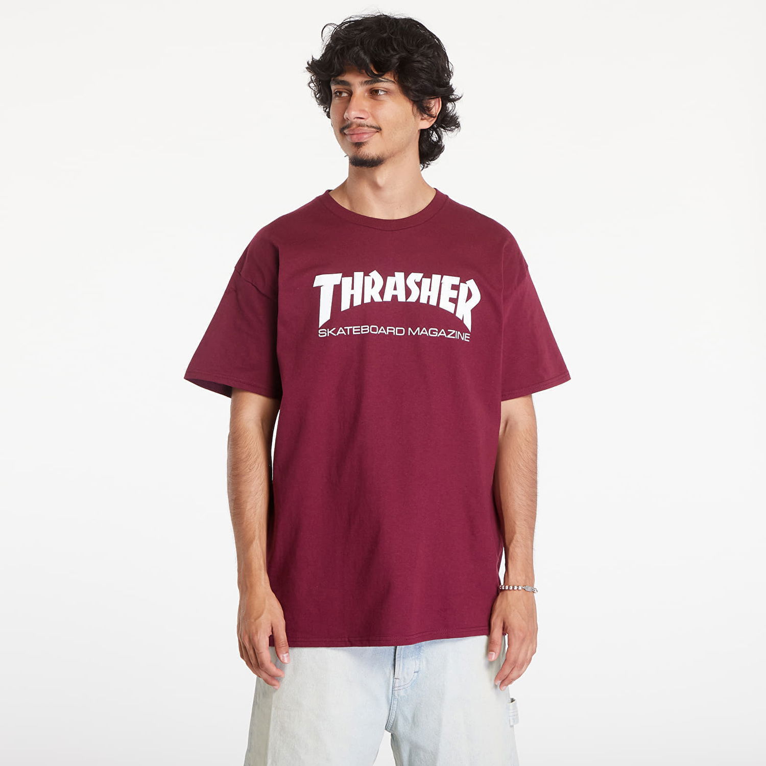 Tričko Thrasher Thrasher Skate Mag T-Shirt Vínová | 110295 Maroon, 0