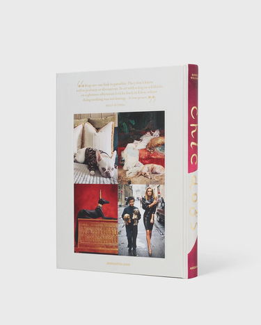 Kniha a časopis ASSOULINE Chic Dogs Book by Robert Williams Ružová | 9781649804419, 2