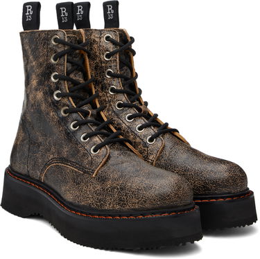 Oblečenie R13 R13 Single Stack Boots Čierna | R13MS025-S148C, 3