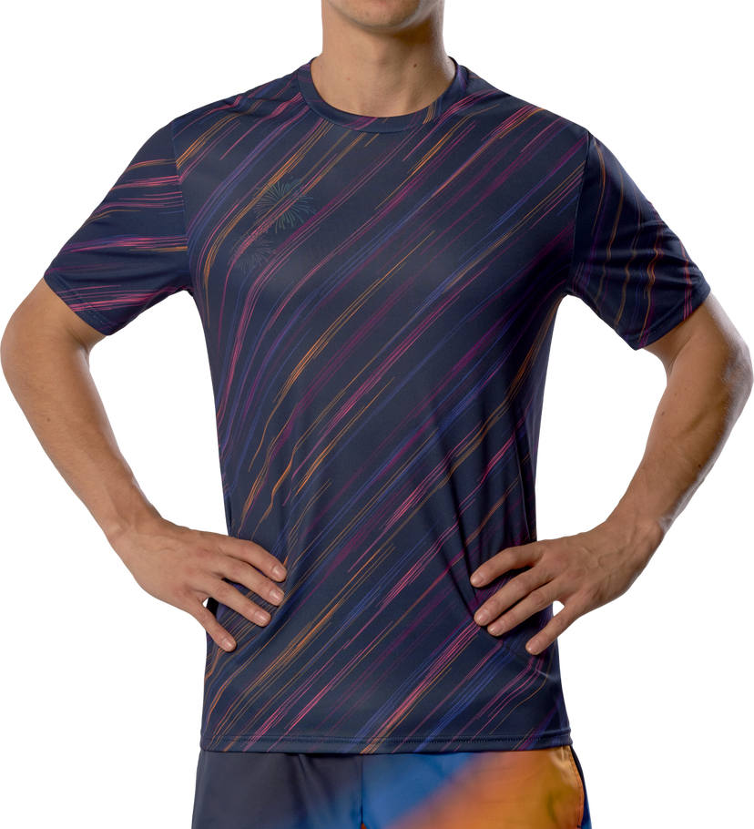 Tričko Mizuno Mizuno Hanabi T-Shirt Navy | j2gac550-98
