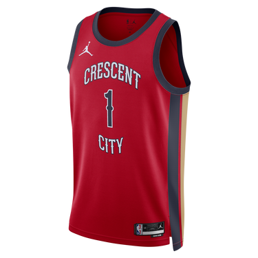 Dres Jordan Dri-FIT NBA Swingman Zion Williamson New Orleans Pelicans Statement Edition 2023/24 Jersey Červená | DX8655-657, 0