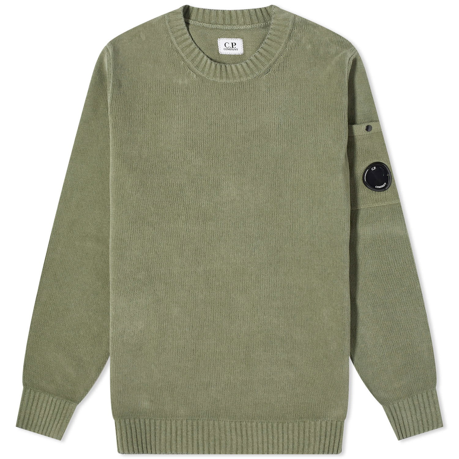 Sveter C.P. Company Chenille Cotton Knit Zelené | CMKN187A-005687G-627, 0