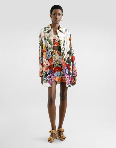 Sukňa Dolce & Gabbana Dolce & Gabbana Flower Bouquet Print Mini Skirt Rôznofarebný | F4C6HTFSRQUHA5PC, 1