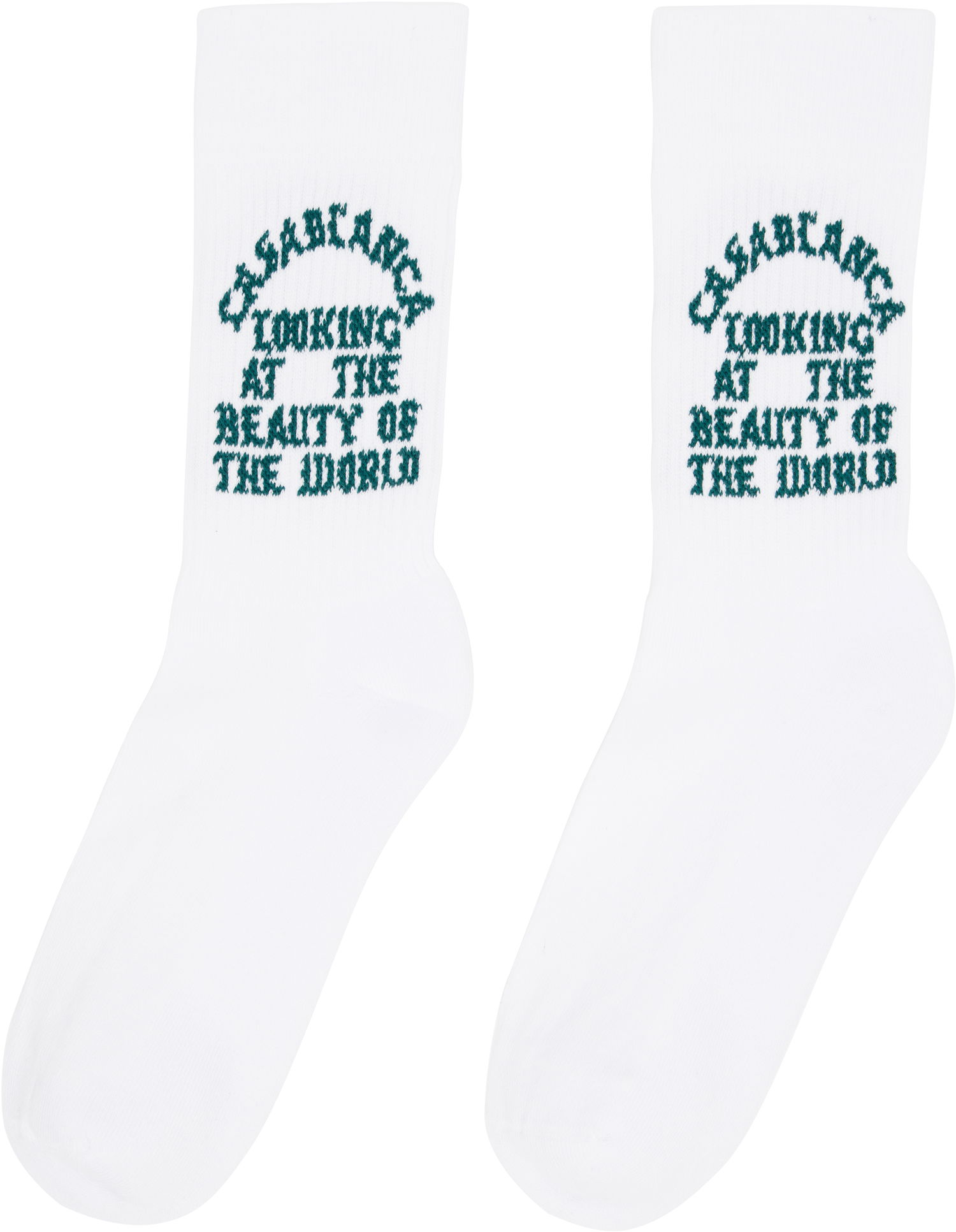 Ponožky Casablanca Casablanca 'Beauty Of The World' Socks Biela | AS25-ACC-010-05, 1