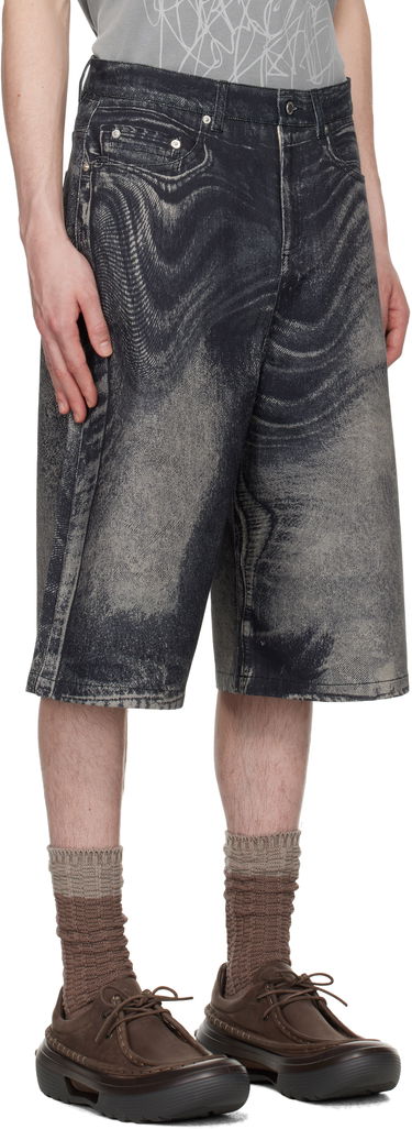 Šortky Camper Camperlab Trompe-L'œil Denim Shorts Modrá | AU00007-003, 1
