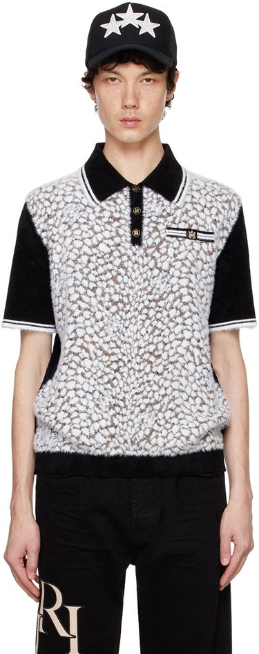 Polo tričko AMIRI AMIRI M.A. Leopard Print Polo Rôznofarebný | AMKNPO1040, 0