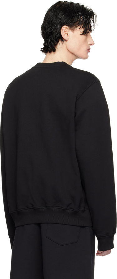 Sveter Casablanca Pearl Diamond Patch Sweatshirt Čierna | MPS25-JTP-293-06, 2