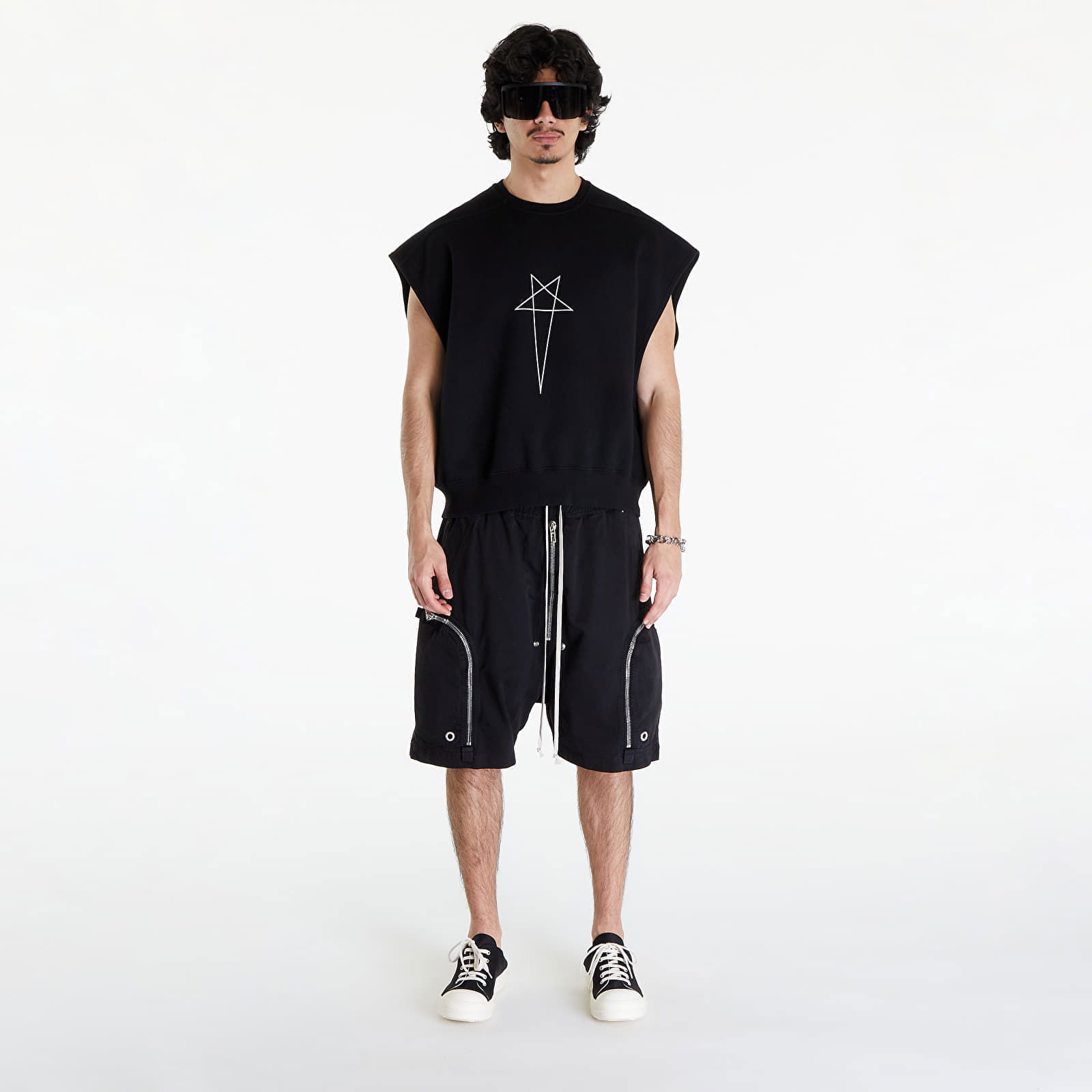 DRKSHDW Jumbo Tatlin Sweat Vest Black/ Milk