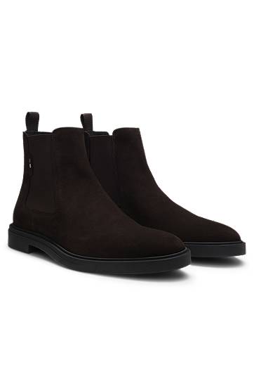 Oblečenie BOSS Suede Chelsea Boots Čierna | 50552528, 0