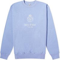 Sveter Sporty & Rich Crown Embroidered Crew Sweat Fialová | CRAW2343NI, 1