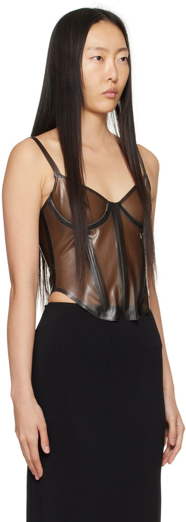 Podprsenka Miaou Miaou Kiko Corset Top Hnedá | 7075LTXSMB, 1
