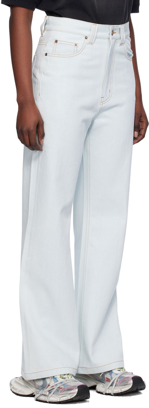Džínsy We11done Straight Leg Jeans Modrá | WD-DP0-24-336-W-IC, 1