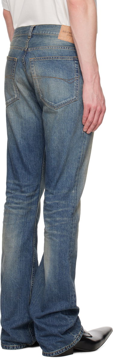 Džínsy Balenciaga Balenciaga Straight Fit Jeans Modrá | 814086TRW62, 2