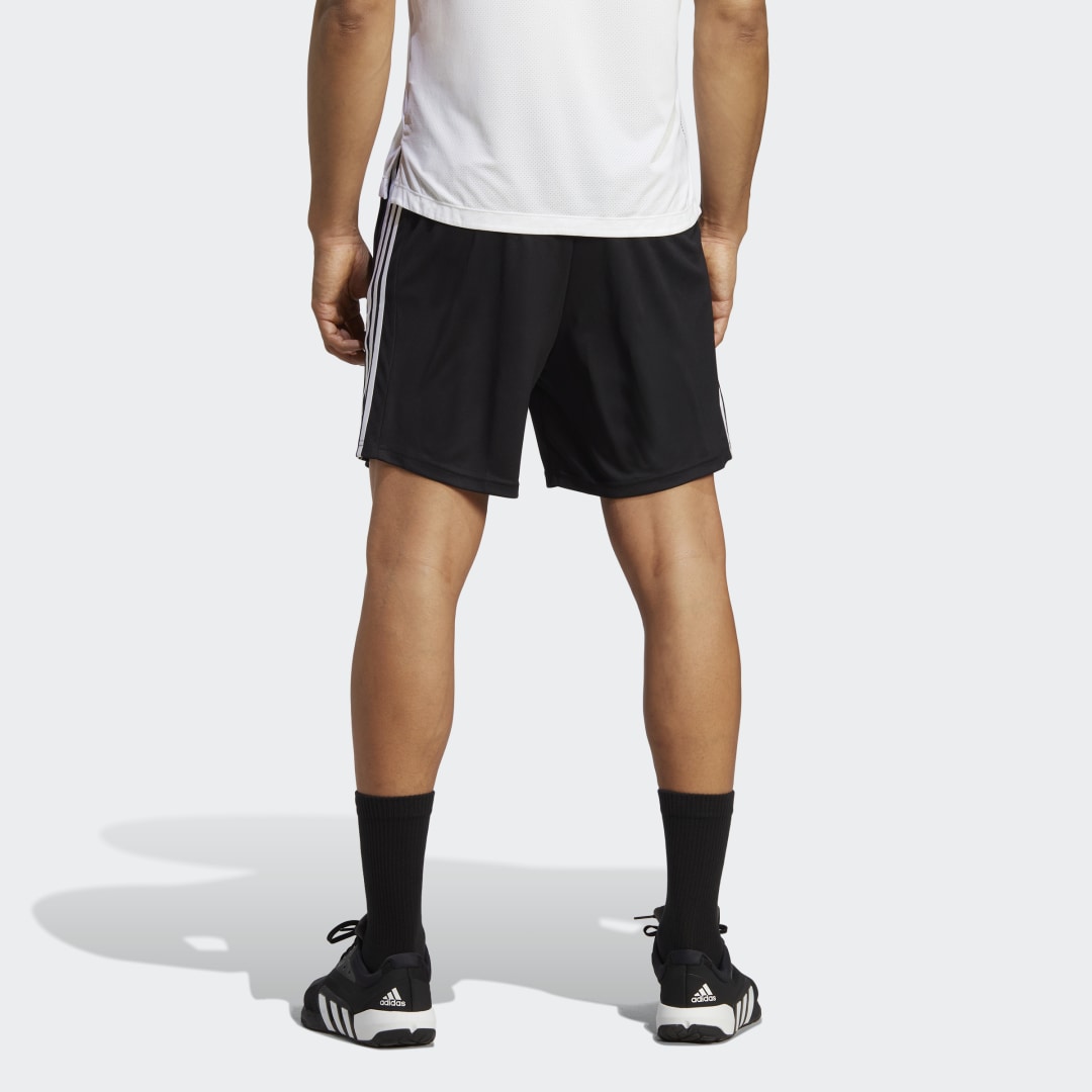 Essentials Piqué 3-Stripes Training Shorts