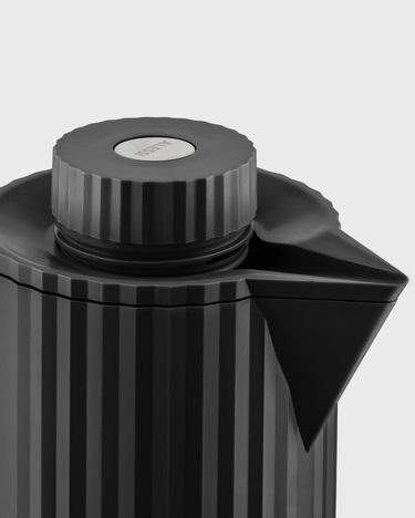 Home decor Alessi Thermos Jug Plissé Čierna | MDL12.B, 1