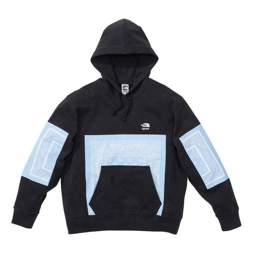 Mikina Supreme Supreme x The North Face Bandana Print Hoodie Čierna | SUP-SS22-449