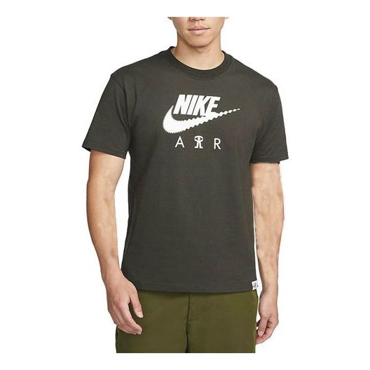 Tričko Nike Alphabet Logo Graphic T-Shirt Zelené | DQ1017-355