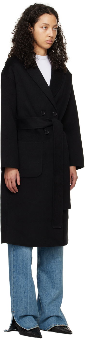 Dylan Double-Breasted Wool Coat