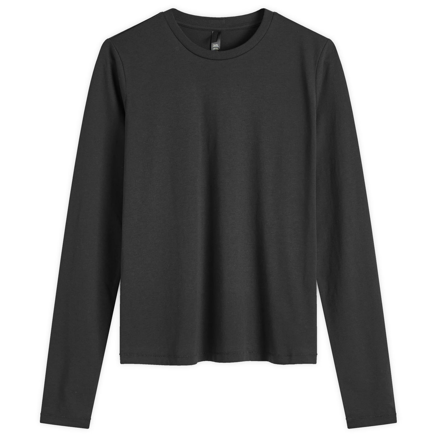 Tričko SKIMS Relaxed Fit Long Sleeve T-Shirt, Size Large Čierna | LS-LST-6976W-ONYX, 1