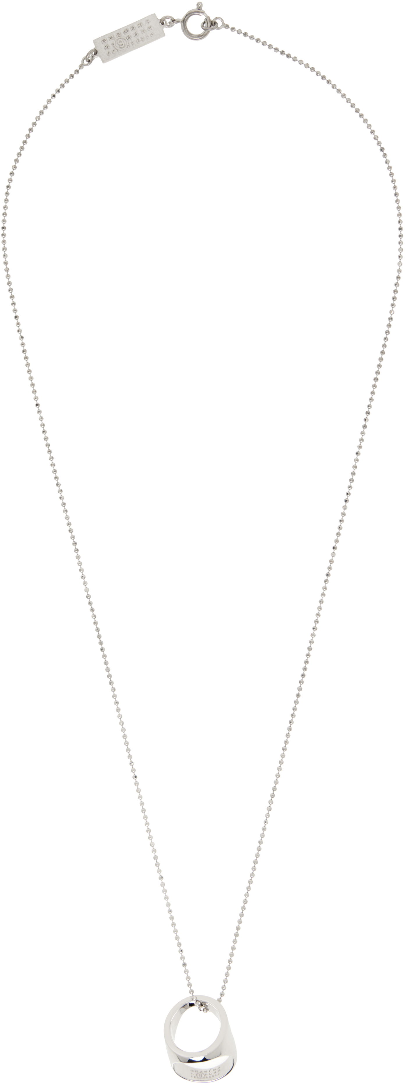Náhrdelník Maison Margiela MM6 Maison Margiela Gold Signet Ring Pendant Necklace Žltá | SM6UU0084 P7355, 1