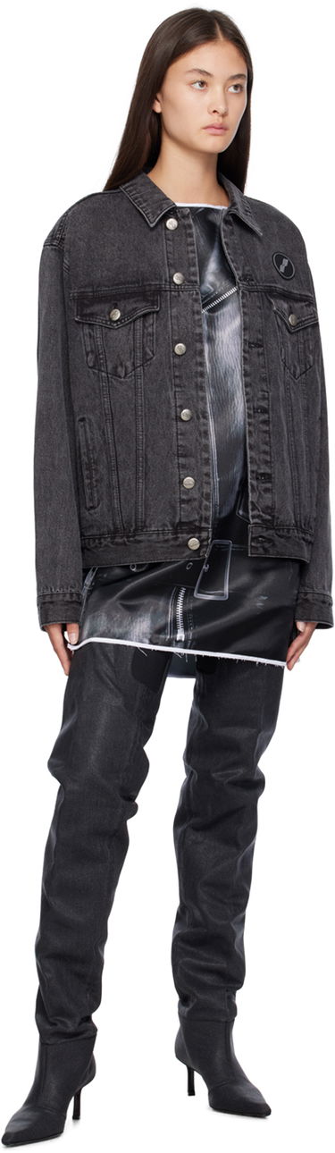 Bunda We11done We11done Faded Denim Jacket Čierna | WD-DJ4-20-017-U-WB, 3