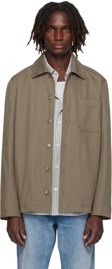 Bunda A.P.C. A.P.C. Jeffray Button-Up Jacket Zelené | COFCO-H02991, 0