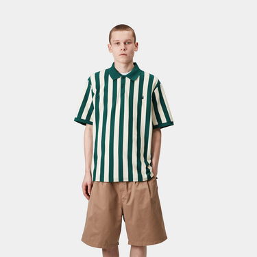 Polo tričko Carhartt WIP Carhartt WIP S/S Boynton Polo Shirt Zelené | I034567_13, 0