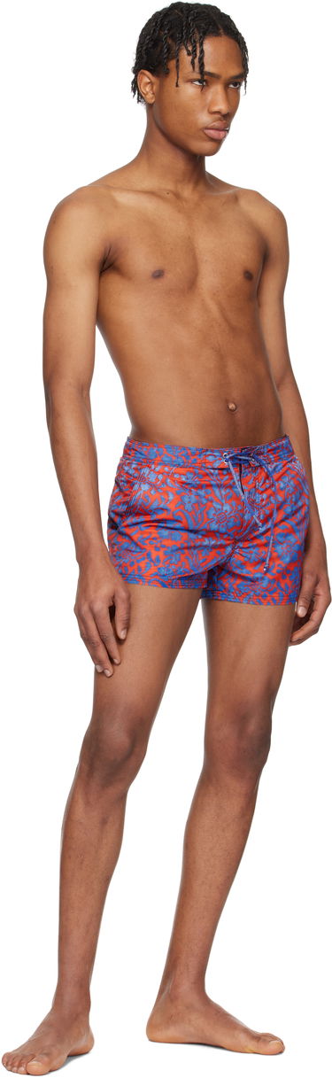 Plavky ERL ERL Printed Nylon Swim Shorts Červená | ERL10UW06, 3