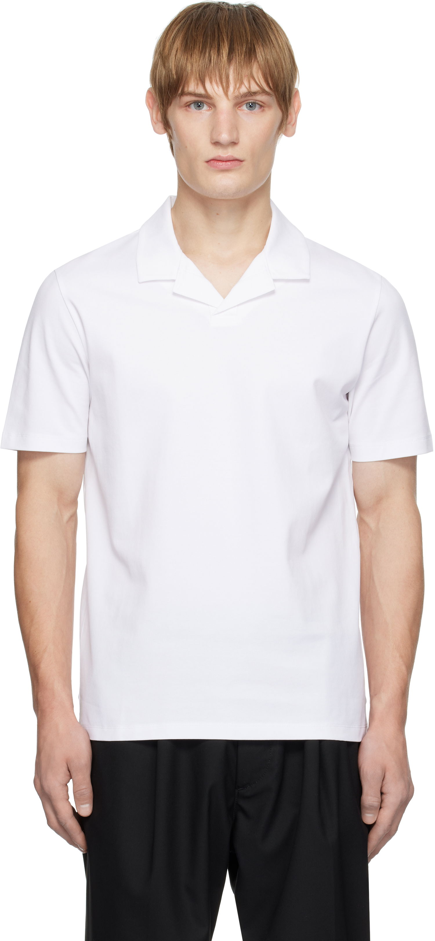 Polo tričko BOSS Bowling Polo Shirt Biela | 50530169, 0