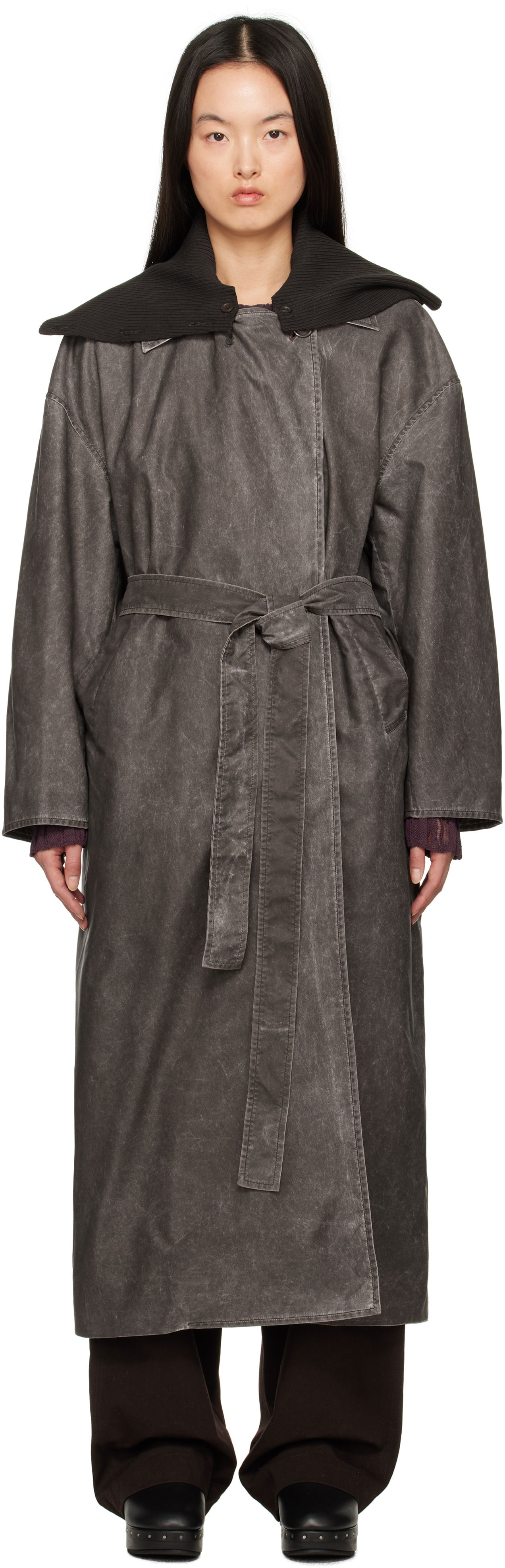 Trenčkot OUR LEGACY Our Legacy Court Coat Šedá | W2251CA, 0