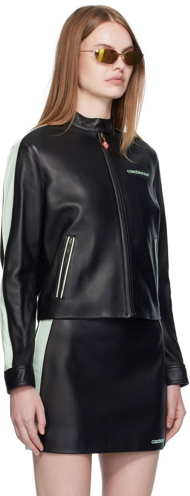 Bunda Casablanca Casablanca Leather Racer Jacket Čierna | WPF25-JK-400-01, 1