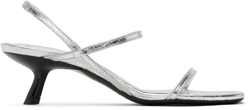 Starostlivosť o obuv Anine Bing ANINE BING Hilda Heeled Sandals Metalická | A-14-10684-SLV1