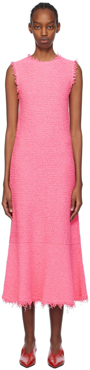 Šaty Jil Sander Sleeveless Midi Dress Ružová | J02CT0309_J15397, 0