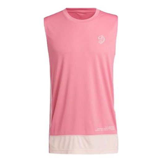 Tielko adidas Originals Breathable Sleeveless Basketball Vest Ružová | H50844