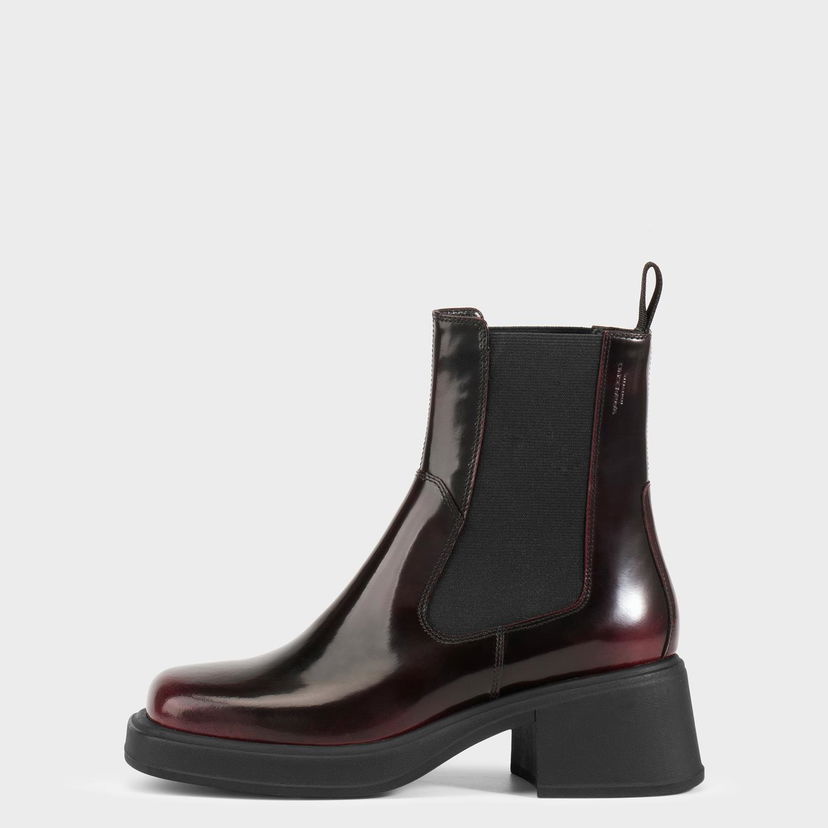 Tenisky a topánky Vagabond Vagabond Dorah Patent Leather Chelsea Boots Vínová | 5642-004-54