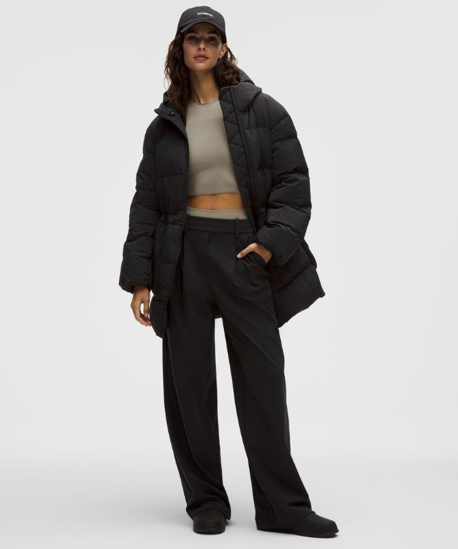 Prešívaná bunda lululemon 600-Fill-Power Down Adjustable Waist Puffer Jacket Čierna | prod20003739, 0
