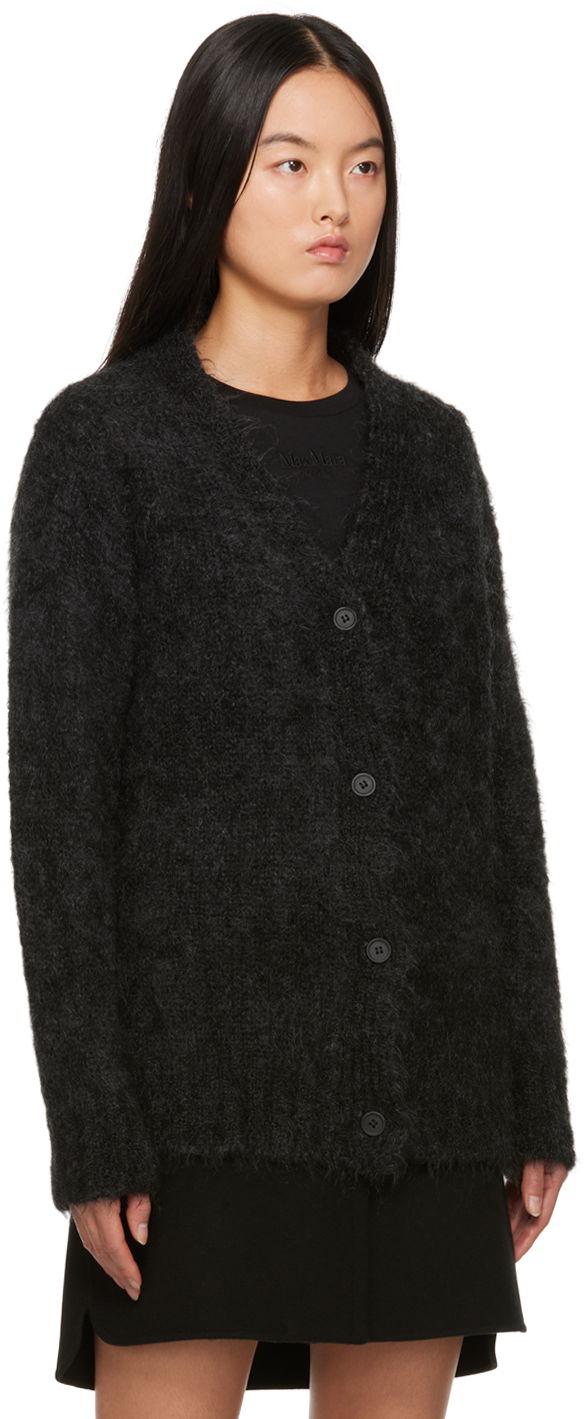 Sveter Max Mara Max Mara V-Neck Knit Cardigan Šedá | 2393460233600, 1