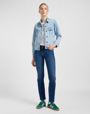 Džínsy Lee Slim Jeans Elly 34x33 Modrá | 112363792, 1