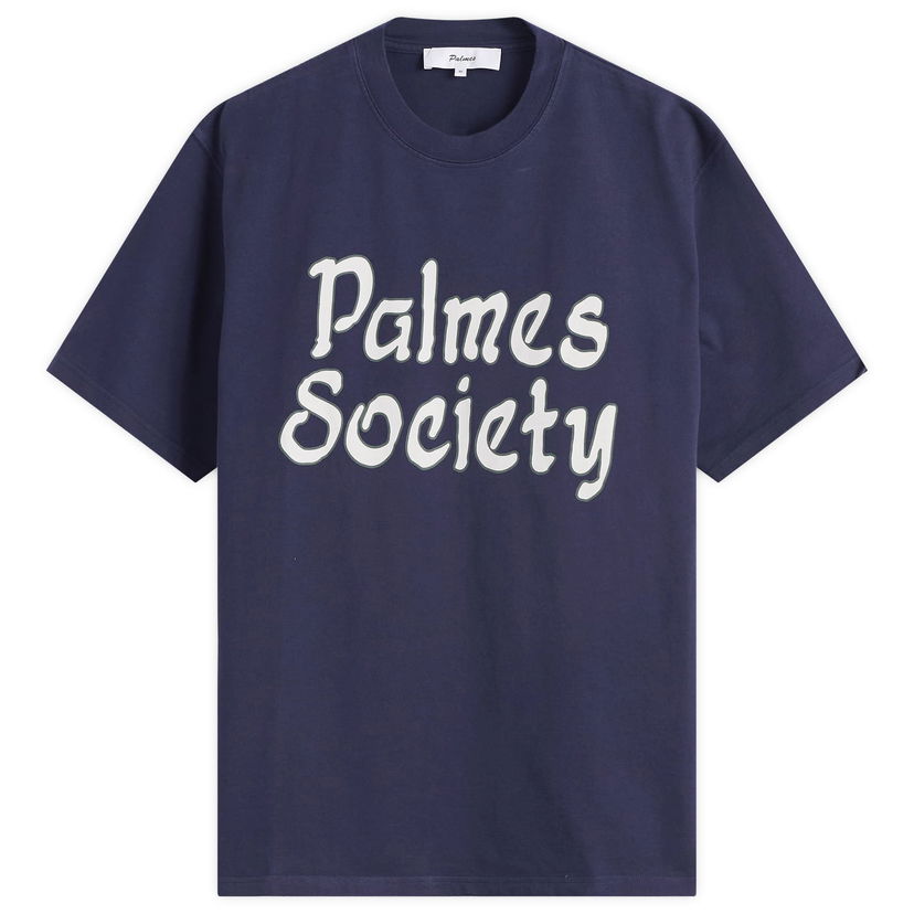 Tričko Palmes Palmes Society T-Shirt, Size Small Navy | P10-0040-660