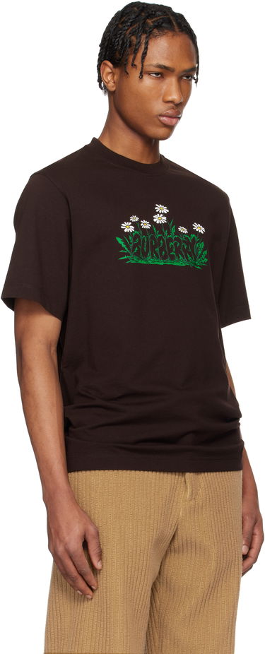 Tričko Burberry Daisy Logo Graphic T-Shirt Hnedá | 8102436, 1