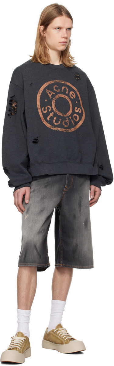 Šortky Acne Studios Acne Studios Loose Fit Denim Shorts Šedá | BE0173-, 3