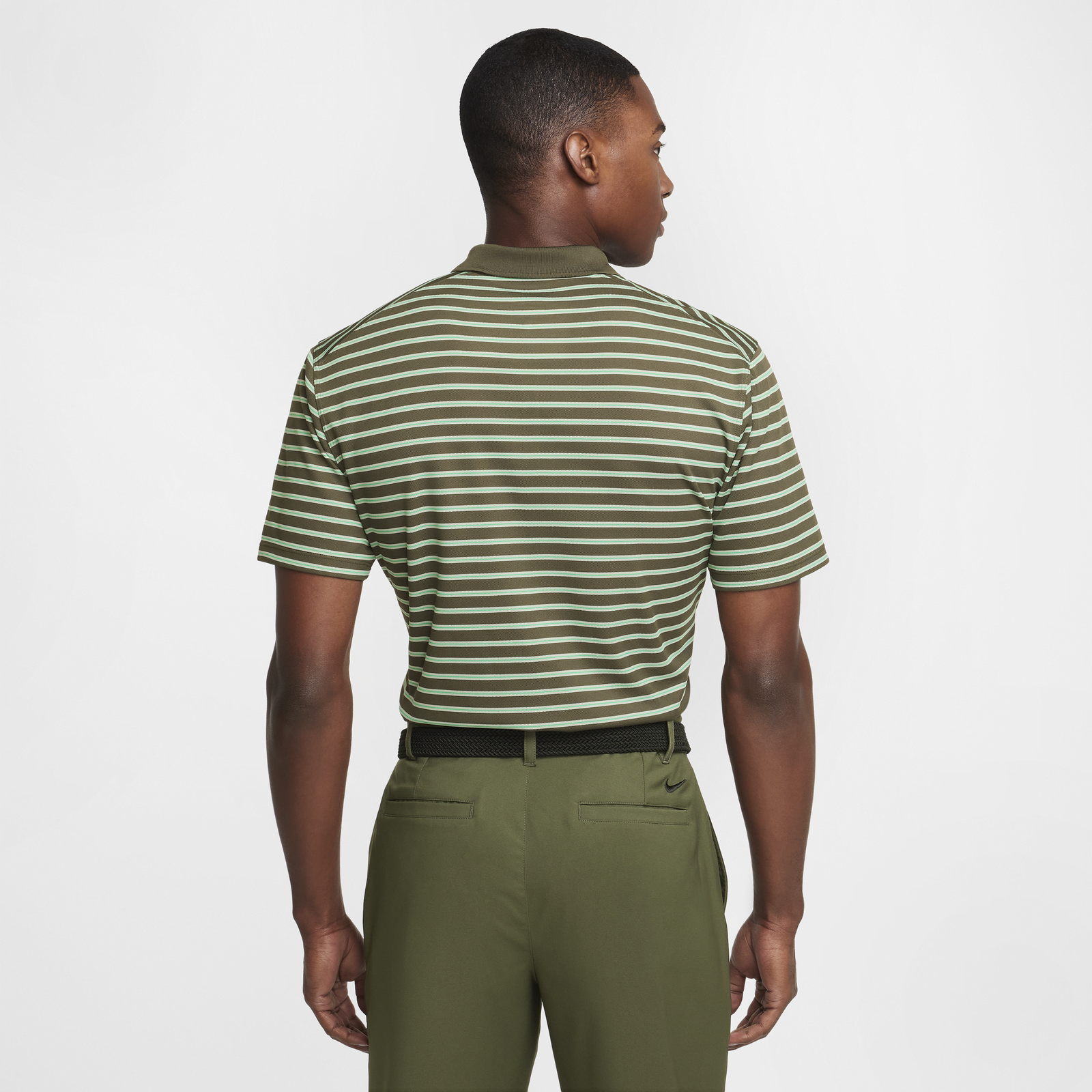 Striped Golf Polo Shirt