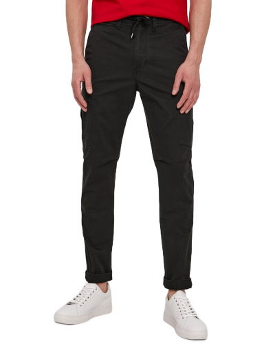 Cargo nohavice Polo by Ralph Lauren Strech Slim Fit Twill Cargo Pant Čierna | 710835172001