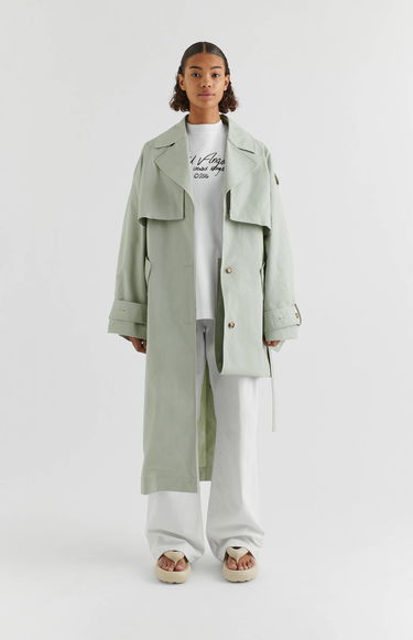 Kabáty AXEL ARIGATO Atom Trench Coat Zelené | A2107003, 7