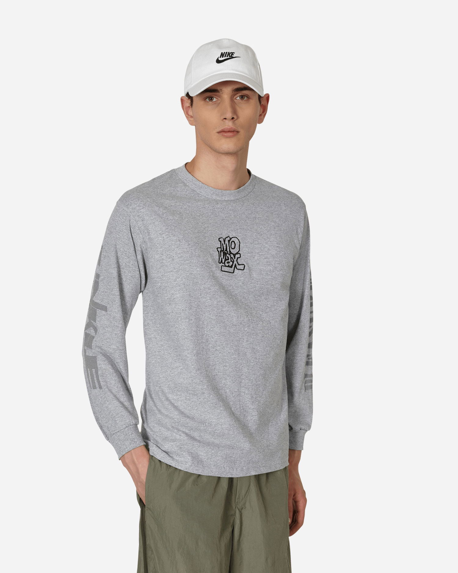 Mikina Pleasures Music Long-Sleeve "Grey" Šedá | P22U008 GREY, 1
